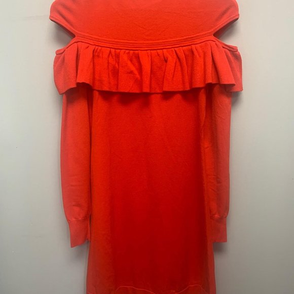 Karen Millen Red Cold Shoulder Dress With Tags - Picture 5 of 5